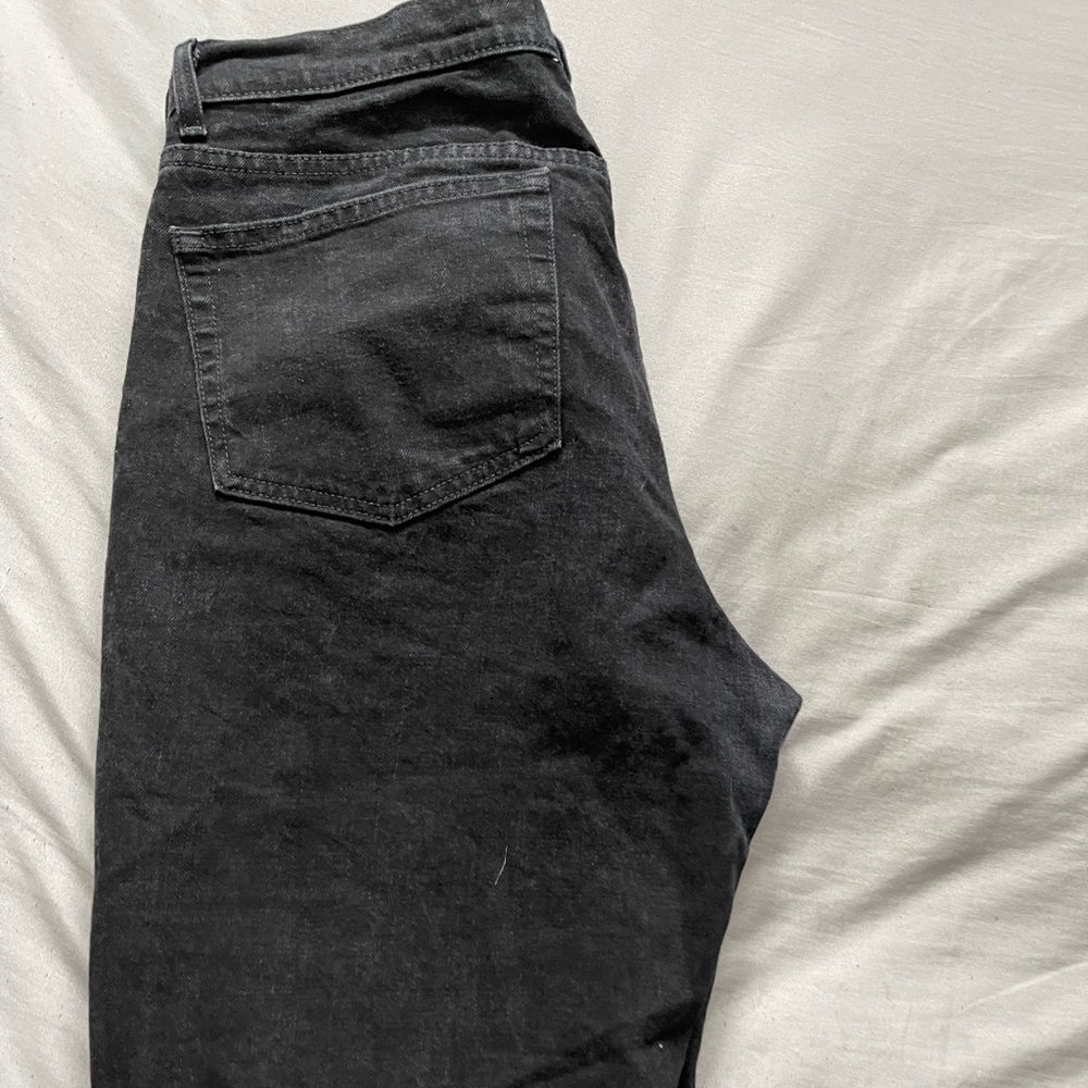 Black athletic jeans